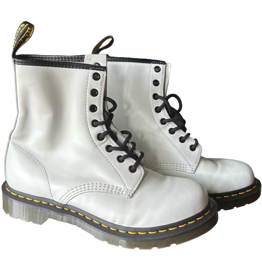White 1460 Doc Martens boots - Picture 1 of 10